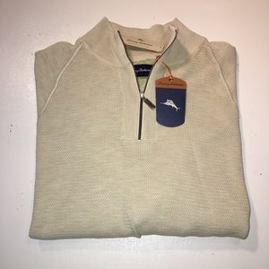 Tommy Bahamas quarter zip sweater size M